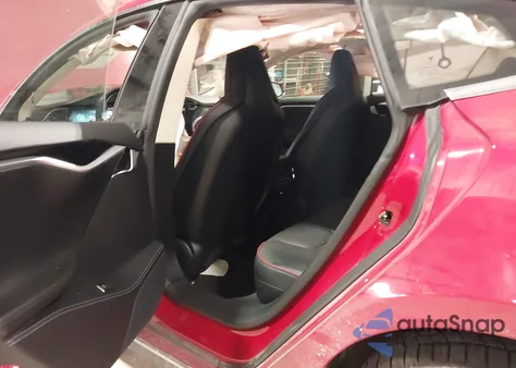 2014 Tesla Model S P85 z USA, uszkodzony, nr VIN 5YJSA1H16EFP39763